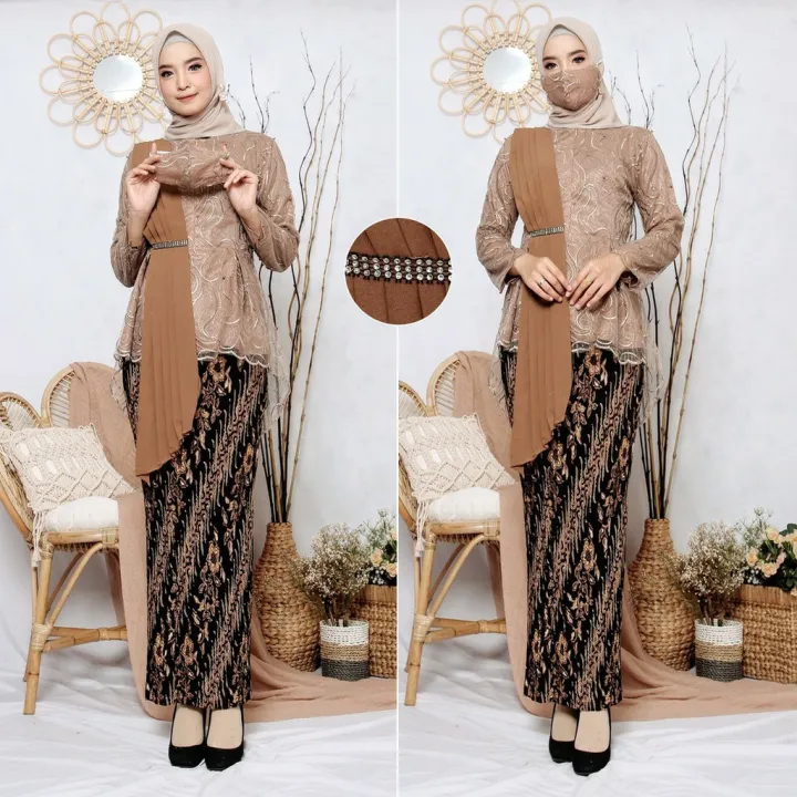 Kebaya Batik, Koleksi Baju Batik Wanita Tua, Model Baju Batik Wanita Tua