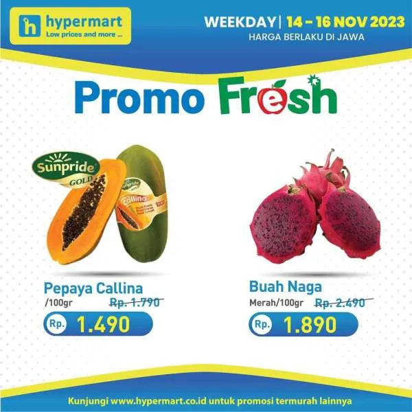 Katalog Promo Hypermart November 2023, , Promo Hypermart, Diskon Weekday Hypermart 14-16 November, Katalog Promo Hypermart Terbaru, Penawaran Spesial Hypermart 2023, Harga Hemat Hypermart, 14-16 November, Diskon Besar Hypermart, Belanja Murah, Hypermart Weekday, Potongan Harga, Hypermart, Info Promo Hypermart November, Kupon Diskon Hypermart, November 2023
