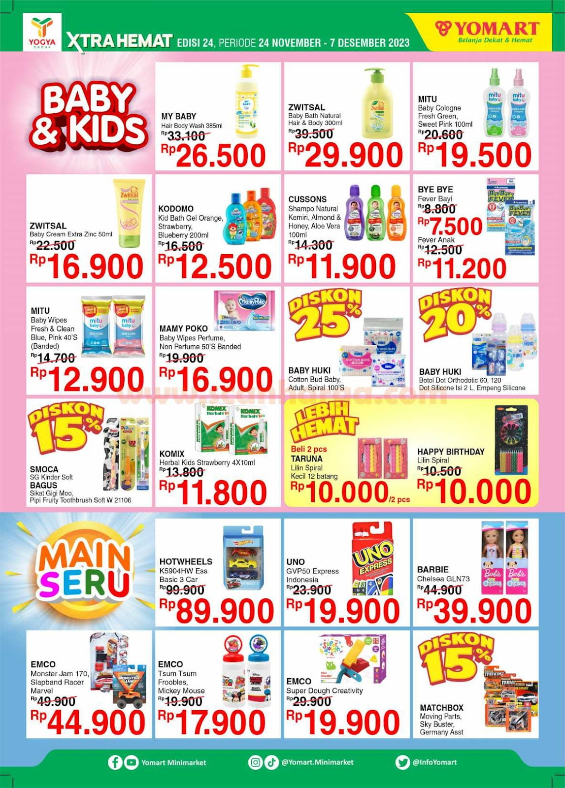 Katalog Yomart, Diskon Yomart, Promo Yomart, Promo Toserba Yogya Group, Katalog Promo Yomart