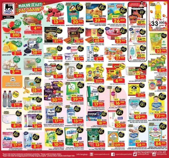 Promo Superindo November 2023, Beli 1 Gratis 1, Superindo Weekday, Diskon Supermarket Superindo, Hari Kerja Promo Superindo, Superindo 6-9 November 2023, Superindo Belanja Hemat, Promo Terbaru Superindo, Katalog Promo Superindo Weekday, Penawaran Spesial Superindo, Promo Superindo Gratis