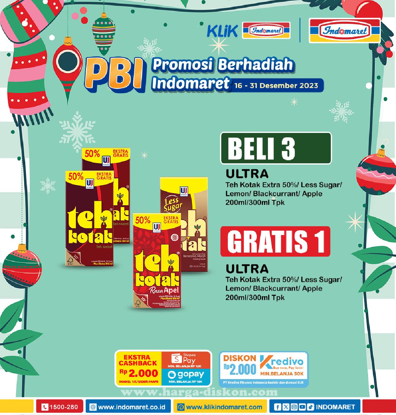 Promo Indomaret, Diskon Indomaret, Katalog Indomaret, Promo Swalayan, Katalog Promo Indomaret, Desember 2023, Promo 16-31 Desember, Diskon Indomaret, Indomaret, Penawaran Spesial, Happytos, Nu Milk Tea, Sosro Fruit Tea, Top Coffee, Garnier Men, Larrist Tissue, Update Promo, Promo Gila, Indomaret Terbaru, Promo Swalayan, Periode Promo, 16-31 Desember, Katalog Terkini, Belanja Hemat, Minggu Ke-3 Desember, Katalog  Promo Terbaru, Katalog Promo Indomaret