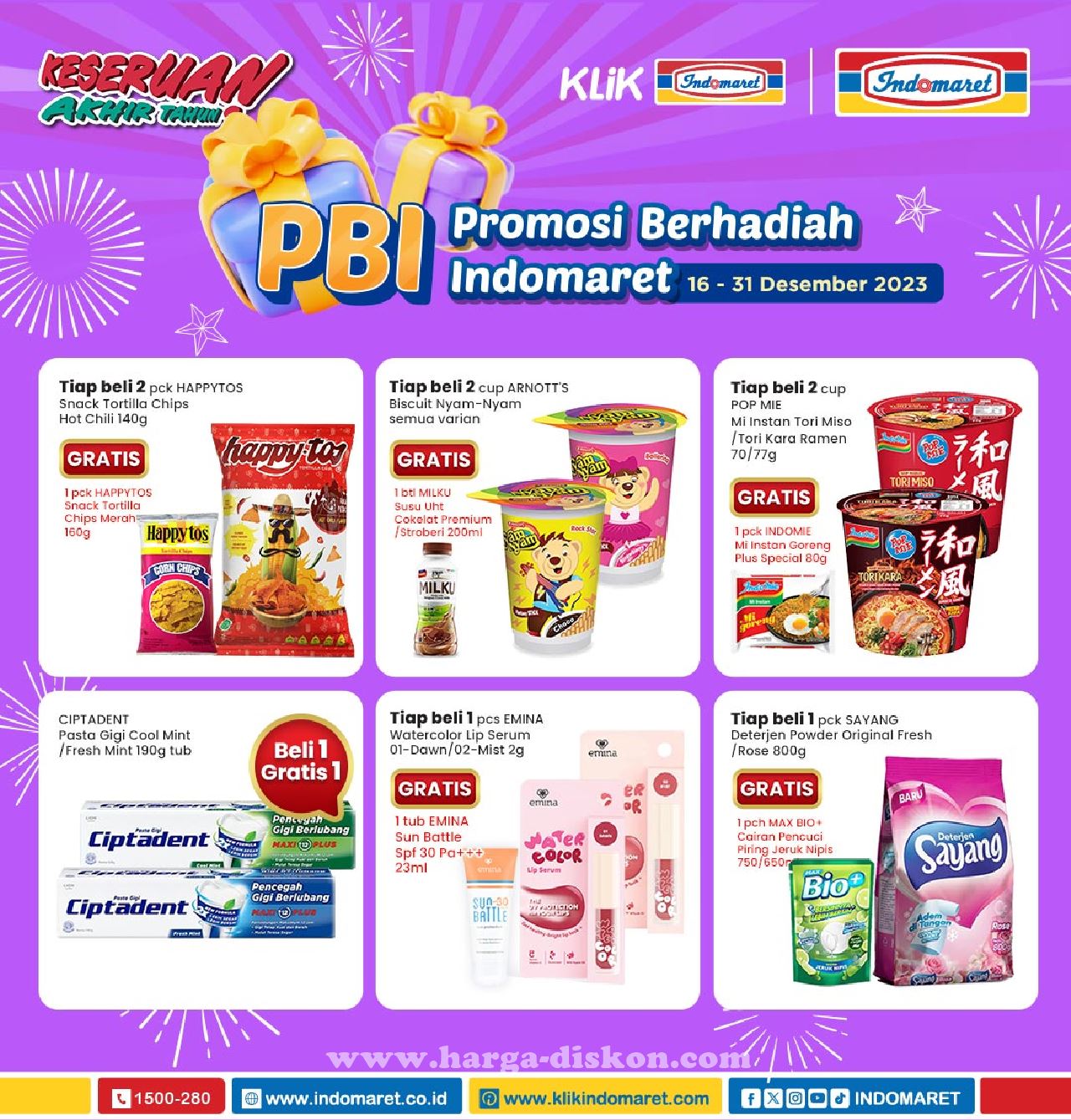 Promo Indomaret, Diskon Indomaret, Katalog Indomaret, Promo Swalayan, Katalog Promo Indomaret, Desember 2023, Promo 16-31 Desember, Diskon Indomaret, Indomaret, Penawaran Spesial, Happytos, Nu Milk Tea, Sosro Fruit Tea, Top Coffee, Garnier Men, Larrist Tissue, Update Promo, Promo Gila, Indomaret Terbaru, Promo Swalayan, Periode Promo, 16-31 Desember, Katalog Terkini, Belanja Hemat, Minggu Ke-3 Desember, Katalog  Promo Terbaru, Katalog Promo Indomaret