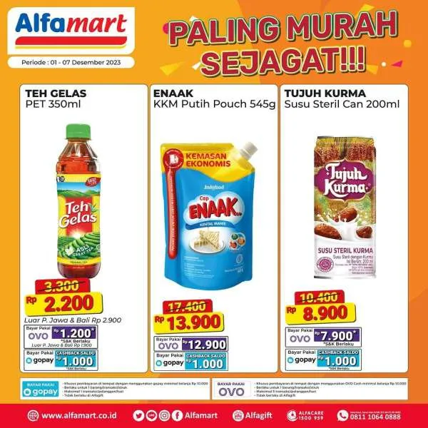 Promo Alfamart, 1-7 Desember 2023, Alfamart Paling Murah, Belanja Hemat Alfamart, Gopay & OVO, Promo Alfamart, Ekstra Potongan, Gopay, Produk Promo Alfamart Terbaru, Info Diskon Alfamart, Promo Alfamart, Periode 1-7 Desember, Harga Ekonomis Alfamart, Tips Belanja Hemat, OVO & Gopay, Berita Promo Terkini, Alfamart, Keuntungan Belanja Alfamart, Dompet Hemat, Promo Alfamart, Update Promo Alfamart Desember 2023, Serbu Alfamart, Ekstra Potongan, OVO, Promo Alfamart Instagram, @alfamart, Belanja Sekarang, Cara Belanja Efisien Alfamart, Alfamart Promo, Gopay & OVO Desember 2023, Katalog Promo Alfamart, Promosi Alfamart, Alfamart Promo, Katalog JSM Alfamart, Promo Desember 2023