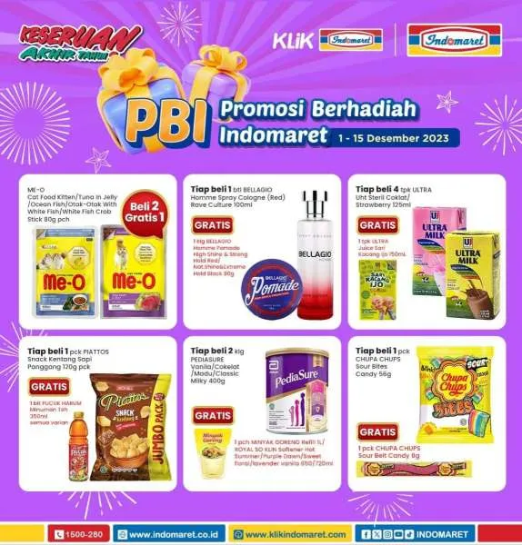 Promo Indomaret Desember 2023, Parfum dan Camilan Beli 1 Gratis 1, Berhadiah, 1-15 Desember, Diskon Katalog, Belanja Gratis 1, Hadiah Ekstra Cashback Gopay, Promosi Berhadiah Indomaret, Katalog Promo JSM Indomaret, Katalog Promo JSM, Indomaret, Katalog Promo, Promo Indomaret, Promo Indomaret Minggu ini, Promo Weekend