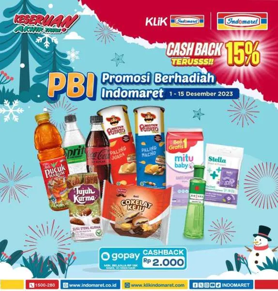 Promo Indomaret Desember 2023, Parfum dan Camilan Beli 1 Gratis 1, Berhadiah, 1-15 Desember, Diskon Katalog, Belanja Gratis 1, Hadiah Ekstra Cashback Gopay, Promosi Berhadiah Indomaret, Katalog Promo JSM Indomaret, Katalog Promo JSM, Indomaret, Katalog Promo, Promo Indomaret, Promo Indomaret Minggu ini, Promo Weekend