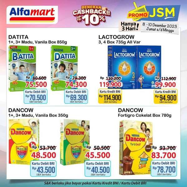 Promo JSM Alfamart, Minyak goreng murah, OVO & Gopay, Cashback Alfamart, Katalog promo 8-10 Desember 2023, Harga hemat Alfamart, Beli 3 Gratis 1, Kartu debit BRI, Kartu kredit BNI, Susu anak promo, Keju serba guna diskon, Mie instan Indomie promo, Sedaap promo Alfamart, Air mineral beli 3 gratis 1, Ultramilk cashback Gopay, Makanan ringan diskon, Potongan harga Alfamart, Promo barang Alfamart, Hemat belanja weekend, Alfamart terbaru 2023, Katalog Promo JSM, Katalog Promo JSM Alfamart, Alfamart, Katalog JSM, Promo JSM, Promo Alfamart