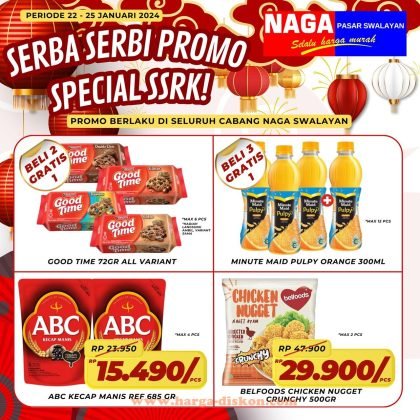 Katalog Promo NAGA Swalayan Awal Pekan 22-25 Januari 2024 Promo Naga Swalayan, Promo JSM Naga Swalayan, Weekday Promo, Promo Awal Pekan, Katalog Naga Swalayan, Promo NAGA Swalayan, Katalog Awal Pekan NAGA Swalayan, JSM NAGA Swalayan, Weekday Promo, Diskon Belanja, Belanja Hemat, Promo Supermarket, Penawaran Spesial, Dompet Irit, Harga Spesial, Katalog Promo, 22-25 Januari 2024, Promo Hari Senin-Kamis, Hemat Belanja, Rumah Tangga, Diskon Produk Pilihan, Strategi Belanja Efektif, Promo Awal Tahun, Pesta Diskon NAGA Swalayan, Belanja Cerdas, Tips Hemat Belanja