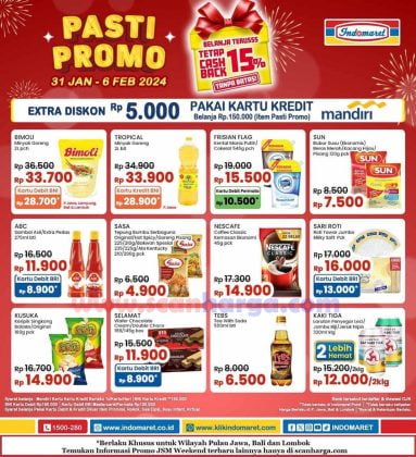 Belanja Hemat di Indomaret, Diskon Barang Terlaris, Diskon Besar Indomaret, diskon indomaret, harga spesial Indomaret, Indomaret, Info Diskon 1-15 Februari 2024, Katalog Belanja Minggu Ini, Katalog Indomaret, katalog promo indomaret terbaru, Katalog Super Hemat, Potongan Harga Pekan Ini, Promo Indomaret, promo indomaret akhir pekan, promo indomaret februari 2024, Promo Indomaret Terbaru, Promo JSM Indomaret, Promo Minimarket Terbaru