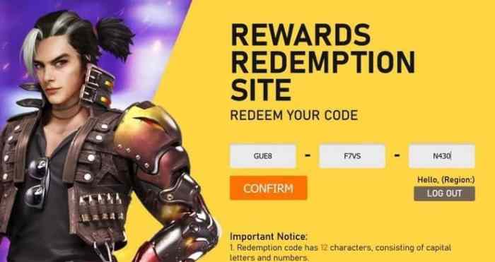 Redeem codes garena reward diamants obtenir redemption rรฉcompenses collecte Cara mendapatkan kode redeem FF 16 Agustus 2024