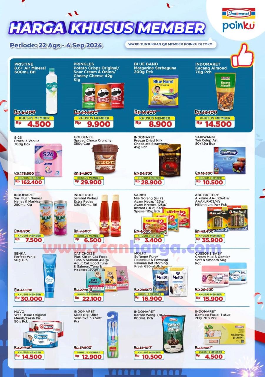 Katalog Indomaret Promo Terbaru 22 Agustus - 4 September 2024 19 Katalog Indomaret Promo Terbaru 22 Agustus - 4 September 2024 19