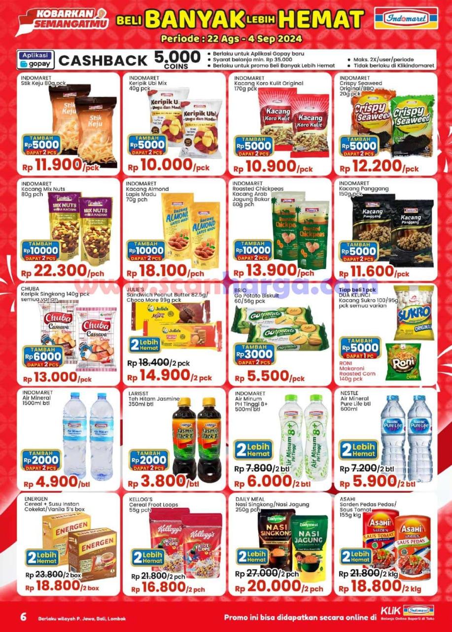Katalog Indomaret Promo Terbaru 22 Agustus - 4 September 2024 6 Katalog Indomaret Promo Terbaru 22 Agustus - 4 September 2024 6