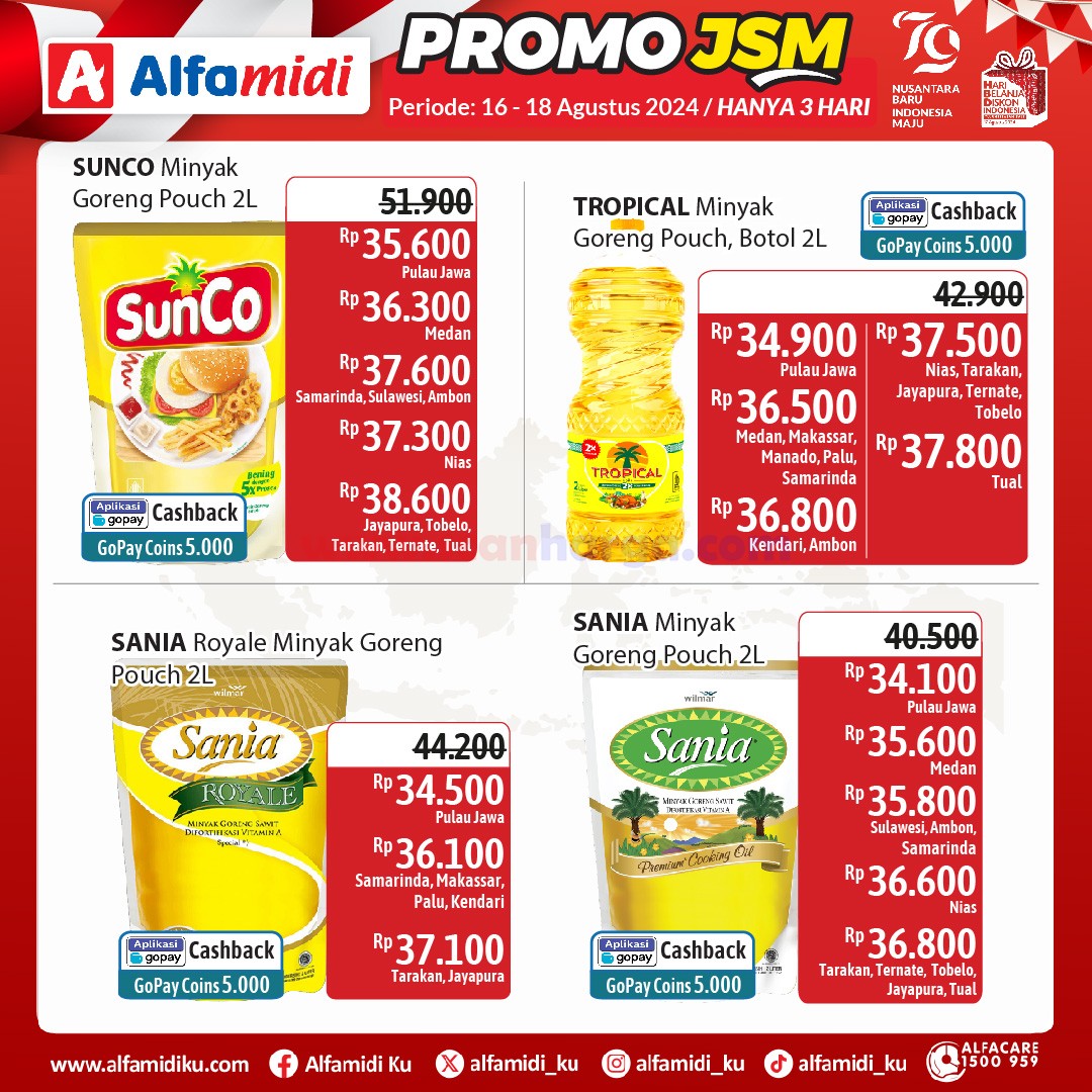 Katalog Promo JSM Alfamidi Periode 16 - 18 Agustus 2024 Katalog Promo JSM Alfamidi Periode 16 - 18 Agustus 2024