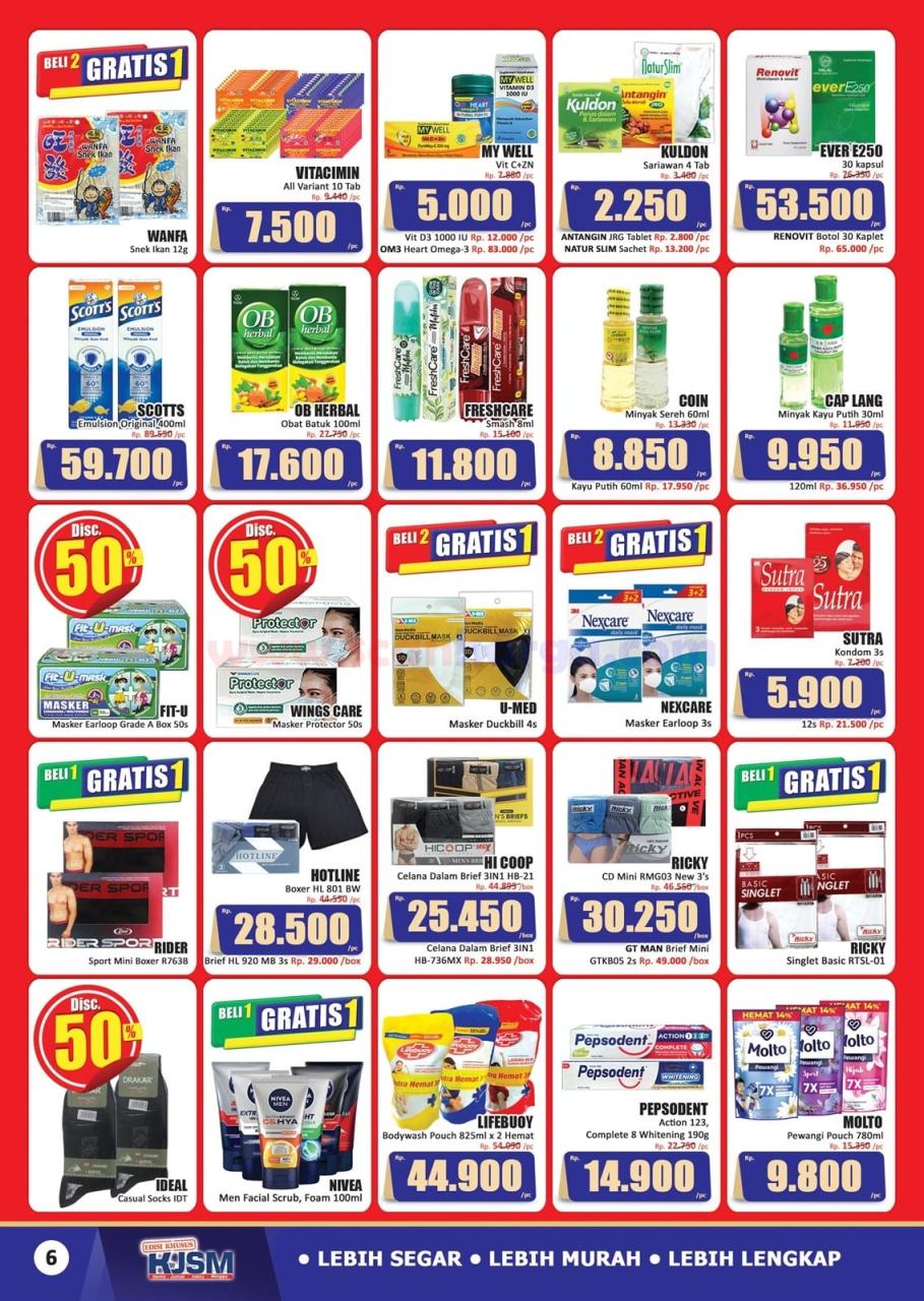 Katalog Promo JSM Hari Hari Swalayan 22 - 25 Agustus 2024 6 Katalog Promo JSM Hari Hari Swalayan 22 - 25 Agustus 2024 6