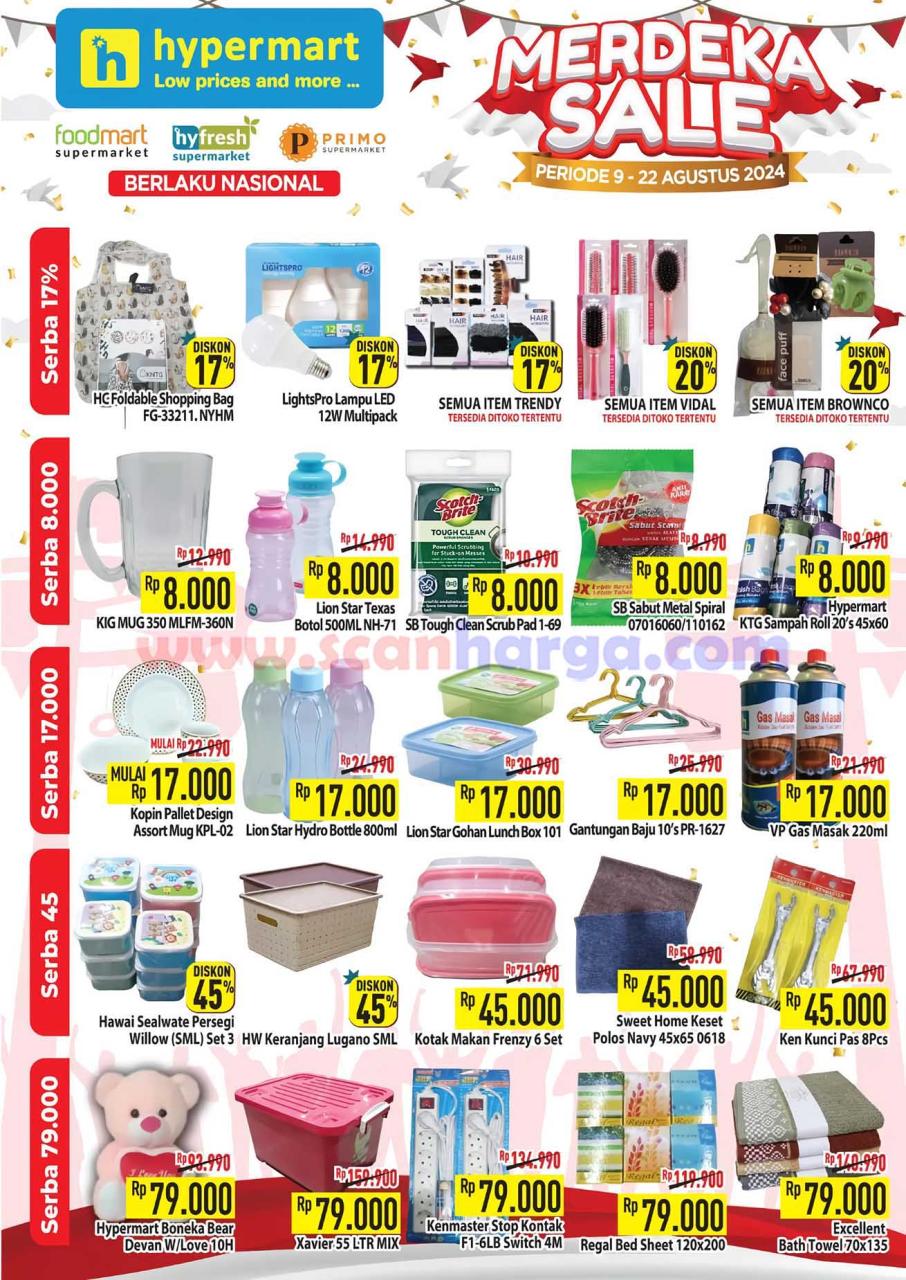 Katalog Promo JSM Hypermart Weekend Terbaru 9 - 15 Agustus 2024 5 Katalog Promo JSM Hypermart Weekend Terbaru 9 - 15 Agustus 2024 5
