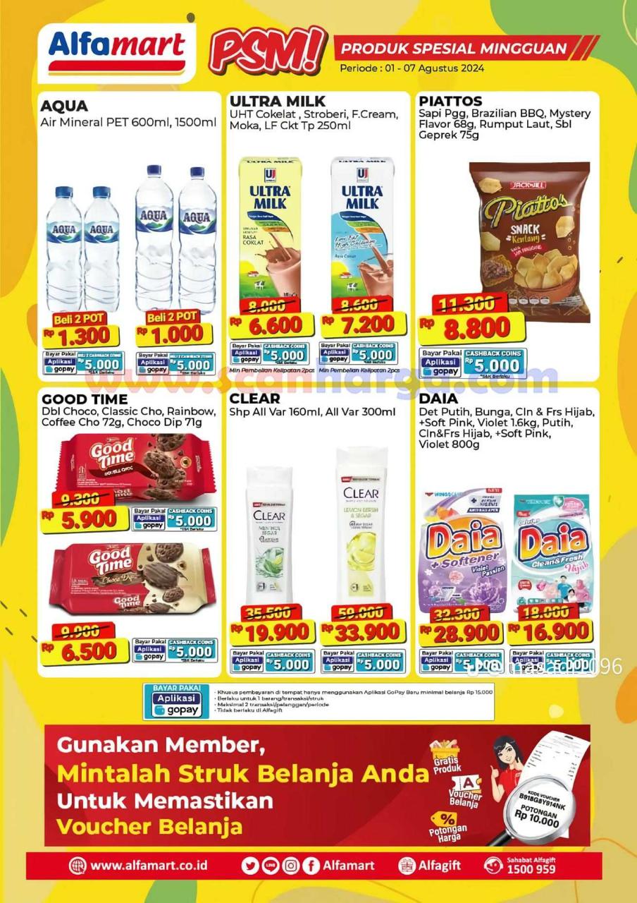 Katalog Promo PSM Alfamart Periode 1 - 7 Agustus 2024 Katalog Promo PSM Alfamart Periode 1 - 7 Agustus 2024
