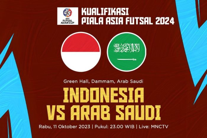 Jadwal Timnas vs Arab Saudi