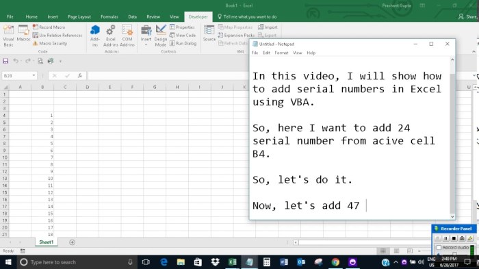 Sheet generate Cara membuat nomor urut di excel