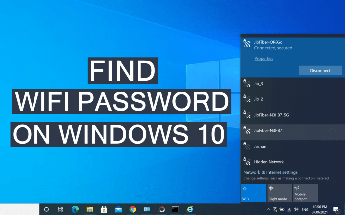 Password wifi find windows easy Cara melihat password wifi