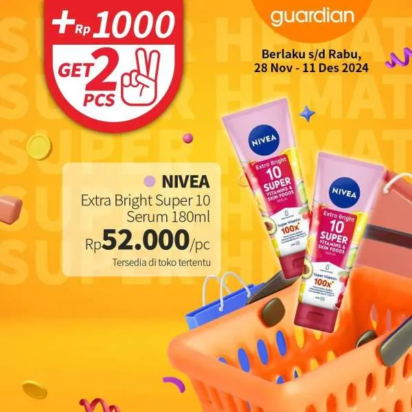 Promo Guardian Super Hemat Periode 28 November-11 Desember 2024