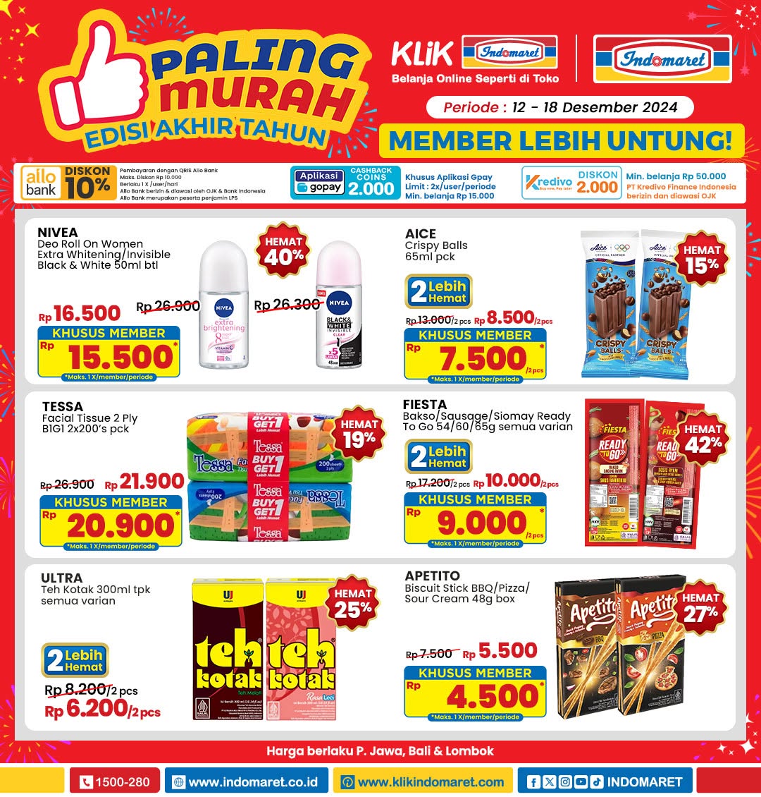 Promo Indomaret 12-18 Desember 2024 Paling Murah