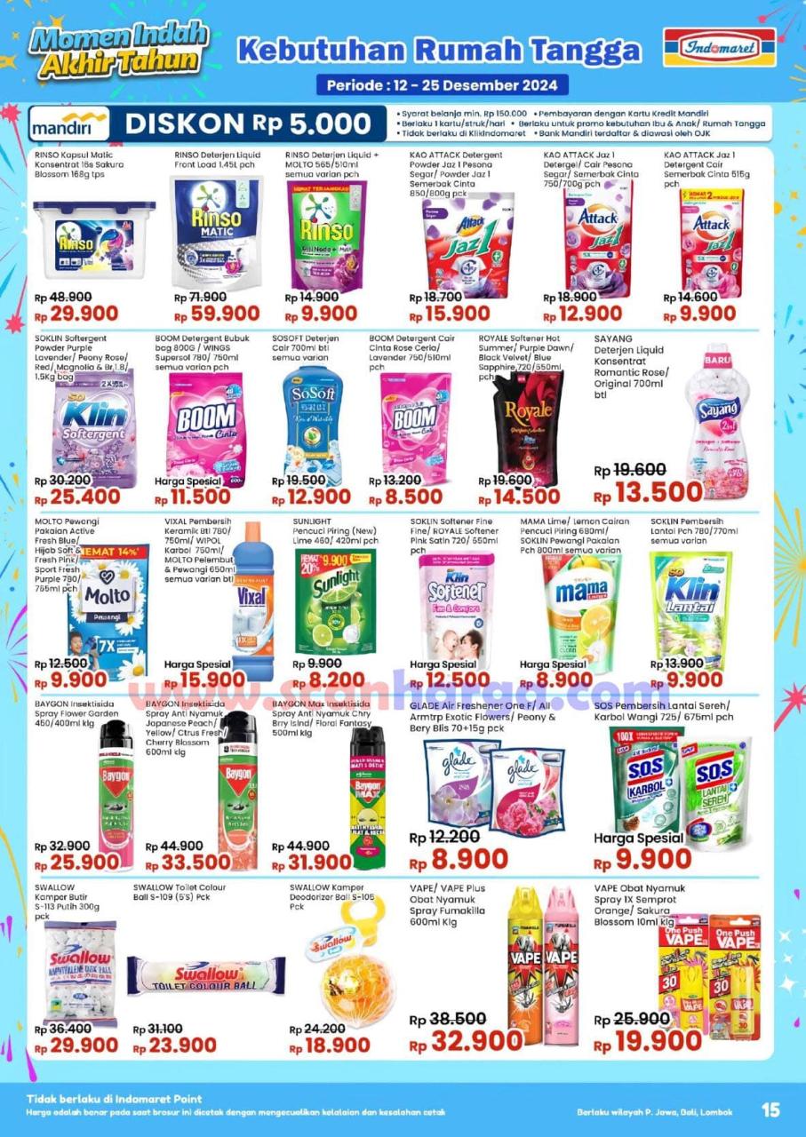 Katalog Indomaret Promo Terbaru 12 - 25 Desember 2024 15 Katalog Indomaret Promo Terbaru 12 - 25 Desember 2024 15