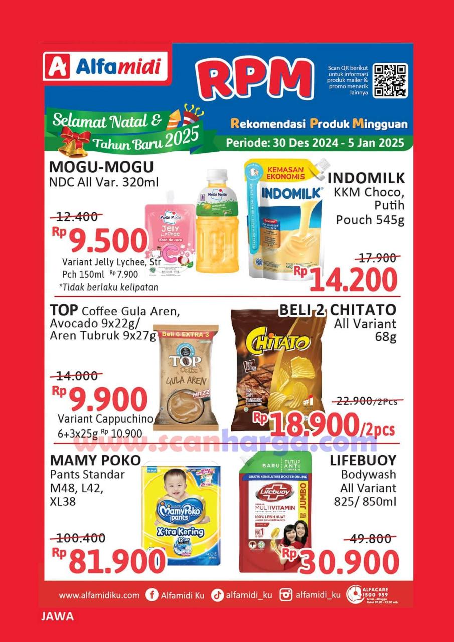 Promo ALFAMIDI RPM Periode 30 Desember 2024 - 5 Januari 2025 Promo ALFAMIDI RPM Periode 30 Desember 2024 - 5 Januari 2025