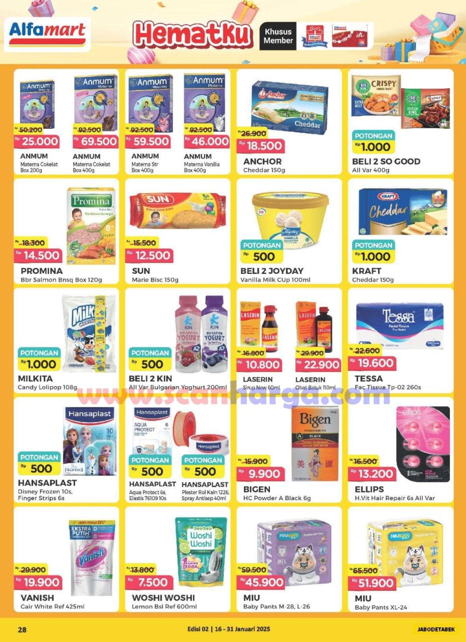 Katalog Alfamart Promo Terbaru 16 - 31 Januari 2025 28 Katalog Alfamart Promo Terbaru 16 - 31 Januari 2025 28