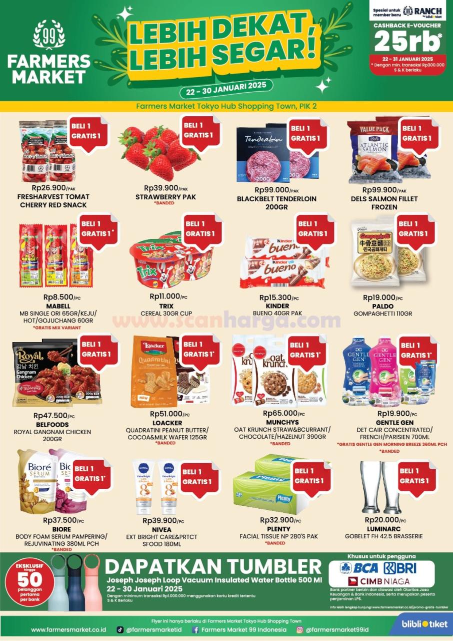 Katalog Promo JSM Farmers Market Weekend 24 - 30 Januari 2025 3 Katalog Promo JSM Farmers Market Weekend 24 - 30 Januari 2025 3