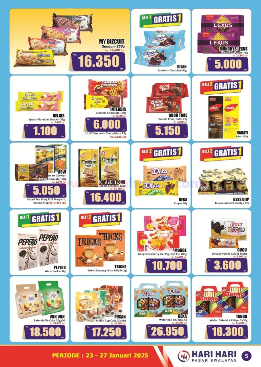 Katalog Promo JSM Hari Hari Swalayan 23 - 27 Januari 2025 5 Katalog Promo JSM Hari Hari Swalayan 23 - 27 Januari 2025 5