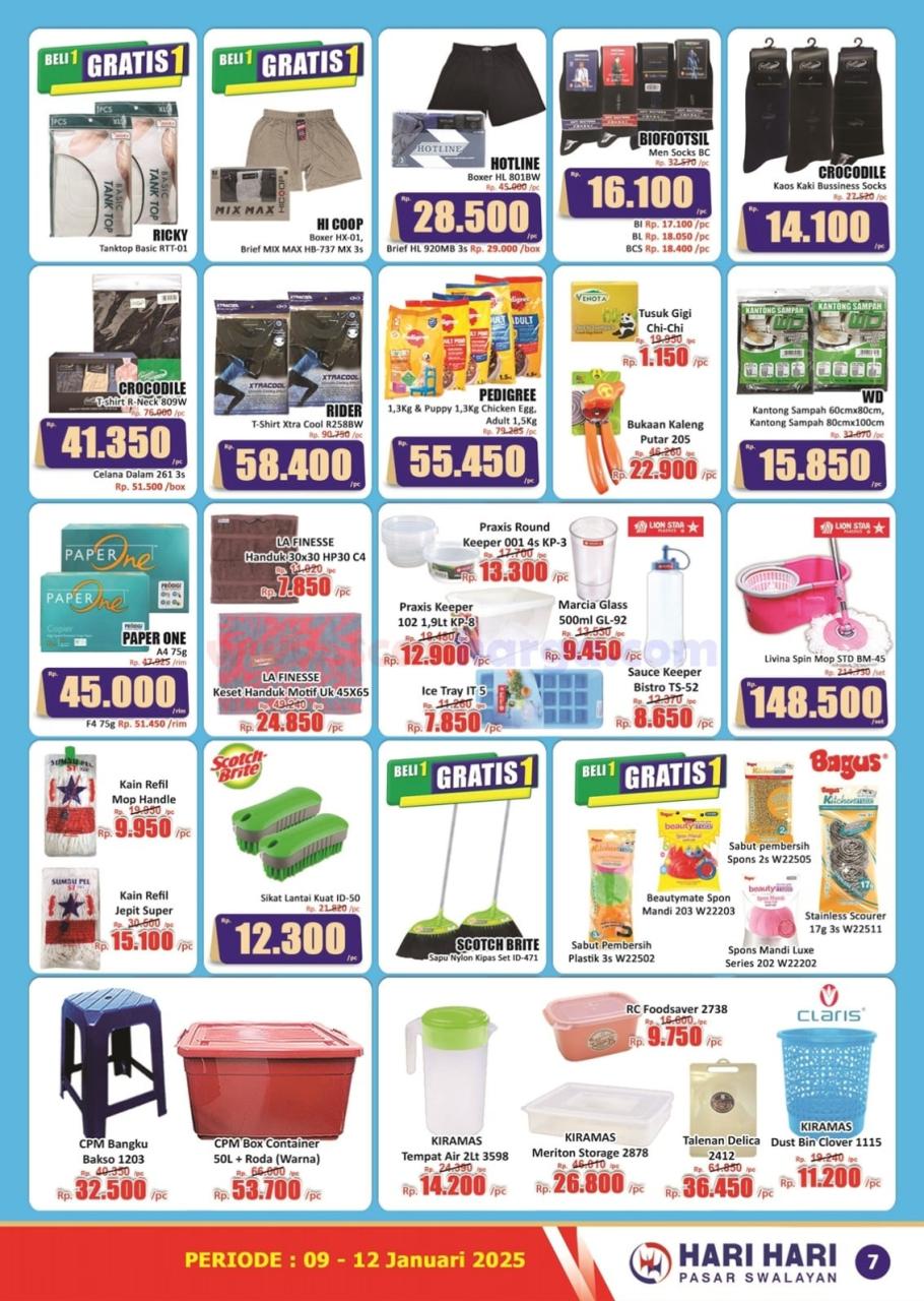 Katalog Promo JSM Hari Hari Swalayan 9 - 12 Januari 2025 7 Katalog Promo JSM Hari Hari Swalayan 9 - 12 Januari 2025 7