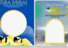 Kumpulan Twibbon dan Poster Isra Miraj 1447 H dengan Tampilan Stylish untuk Dibagikan ke Media Sosial