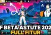 Link Download FF Beta Astute 2026 Server OB51, Peluang Uji Coba Fitur Baru Free Fire
